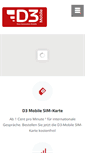 Mobile Screenshot of d3-mobile.de
